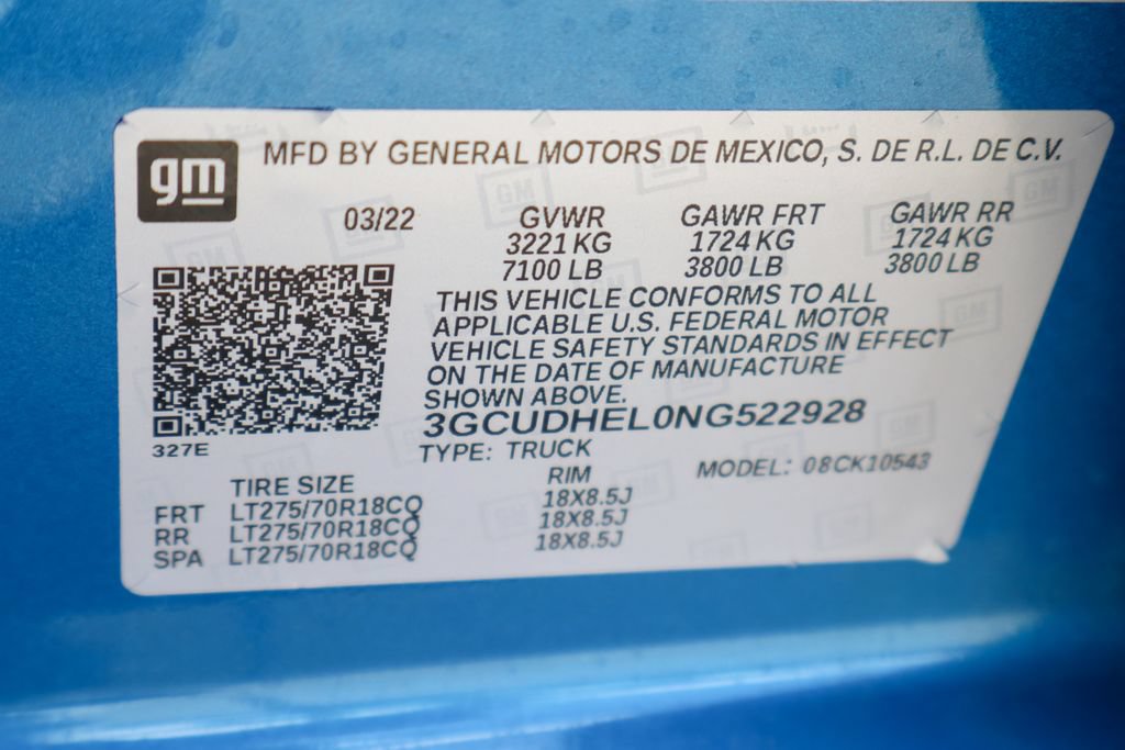 Used 2022 Chevrolet Silverado 1500 ZR2 AWD/4WD image 59