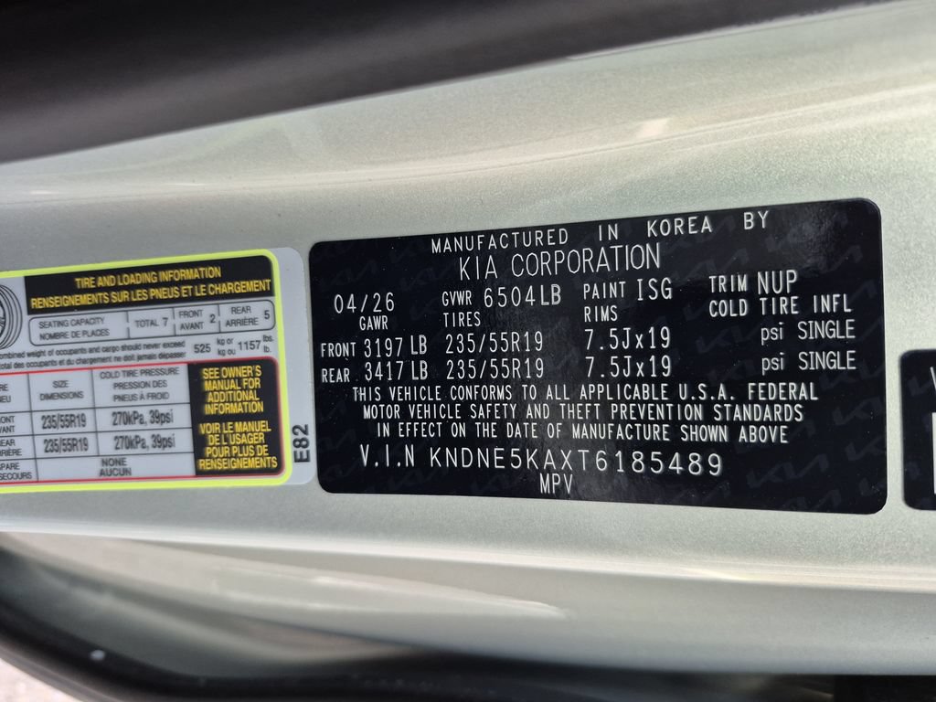 New 2026 Kia Carnival SX Prestige FWD image 23