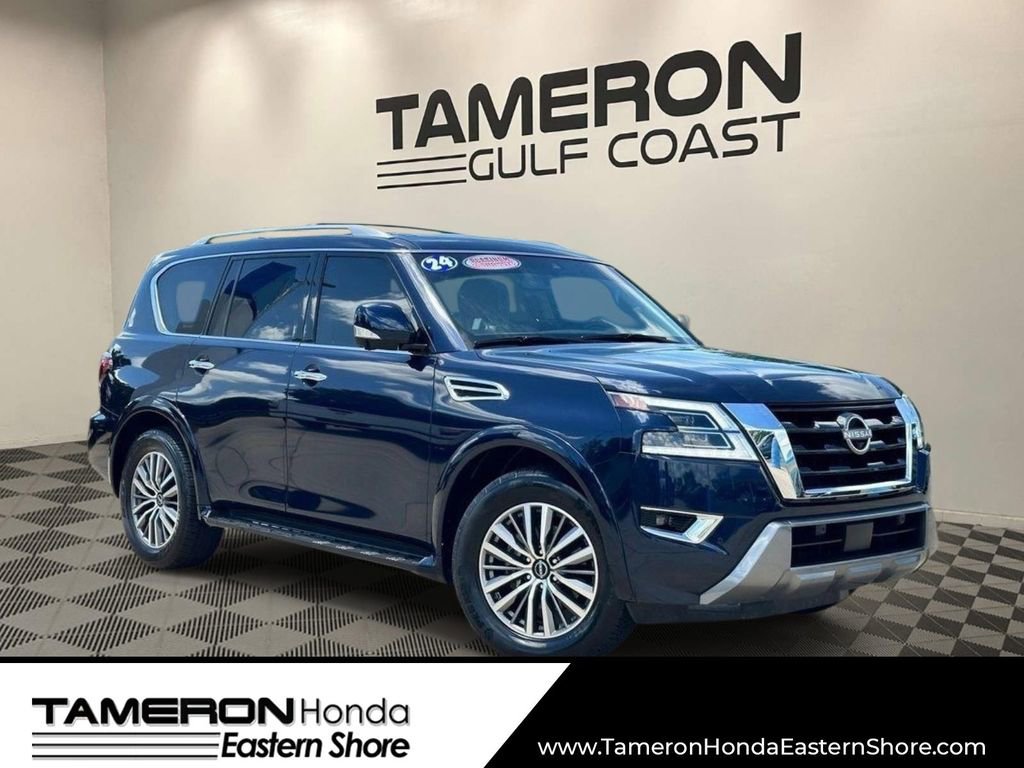 Used 2024 Nissan Armada SL w/ Captain's Chairs Package RWD image 1