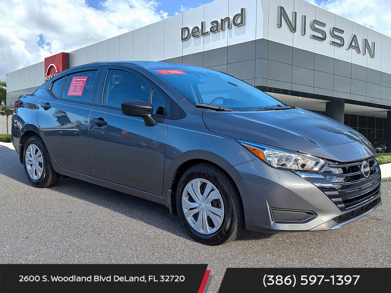 Certified 2024 Nissan Versa S w/ Trunk Package
