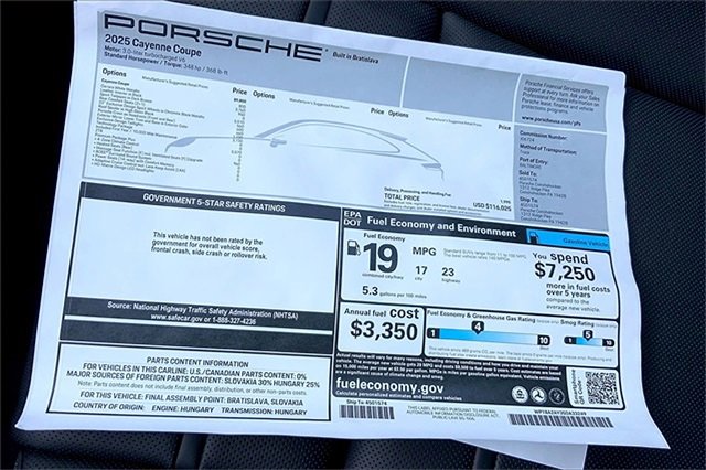New 2025 Porsche Cayenne Coupe image 41