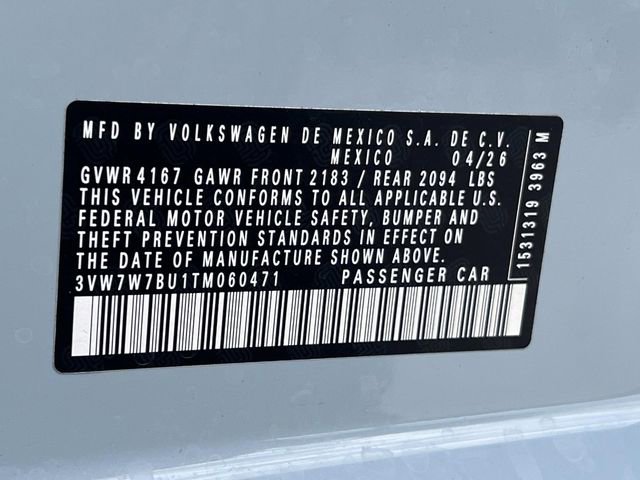 New 2026 Volkswagen Jetta SE FWD image 28