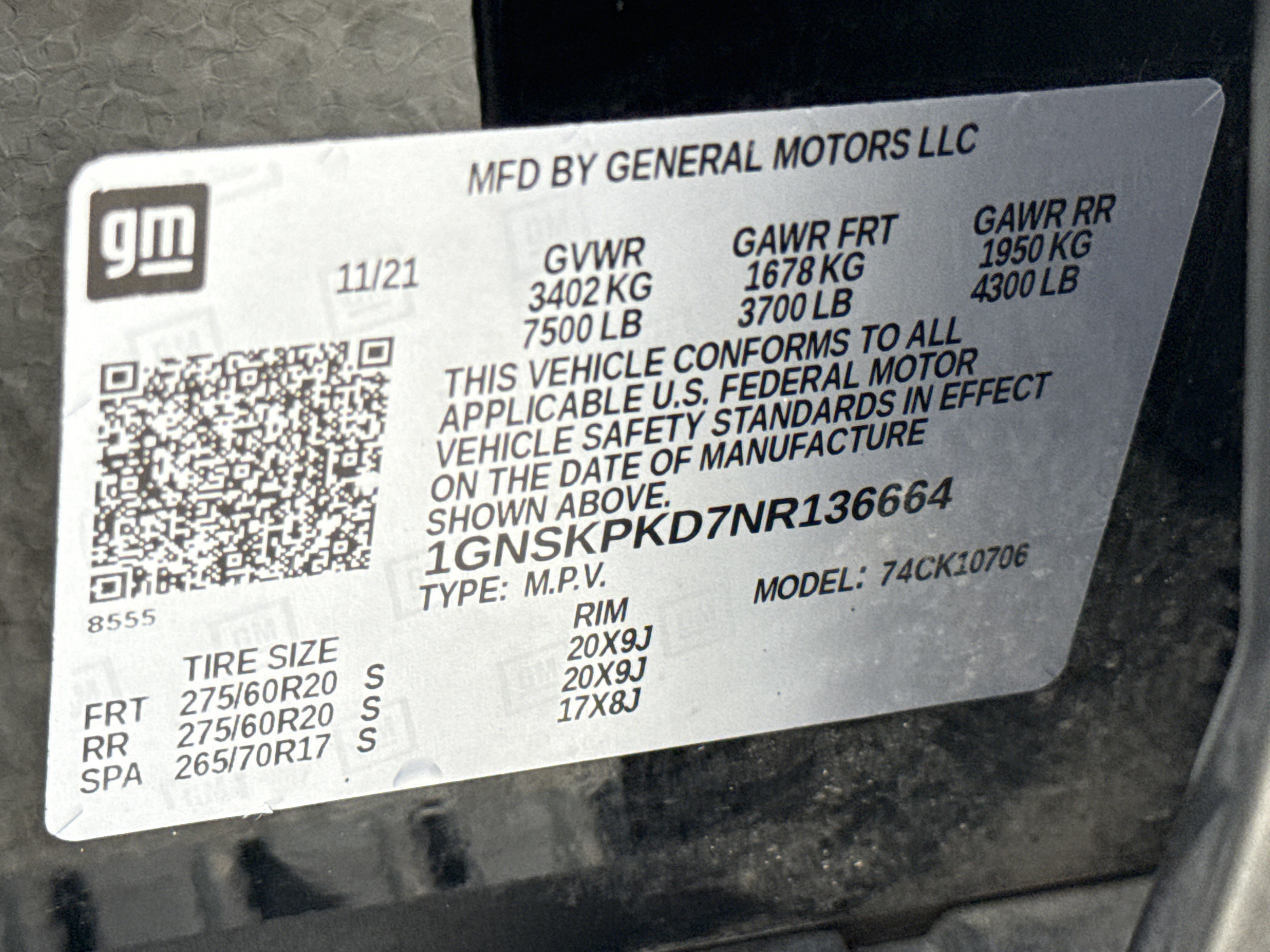 Certified 2022 Chevrolet Tahoe Z71 w/ Z71 Off-Road Package image 35