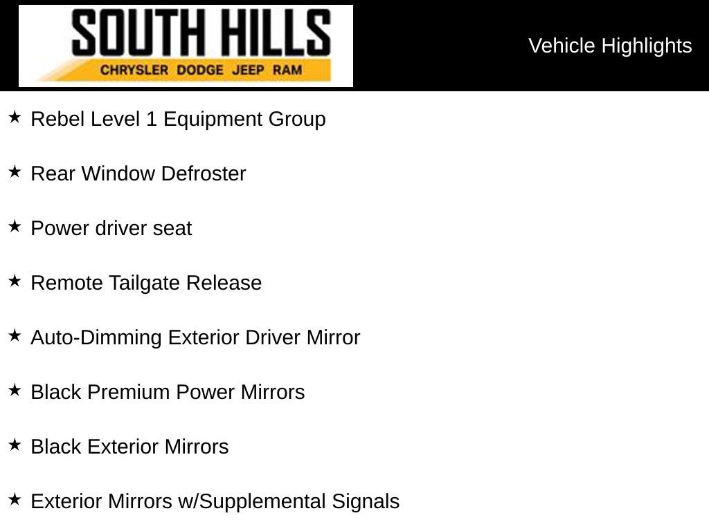 New 2026 RAM 1500 Rebel w/ Rebel Level 1 Equipment Group image 4