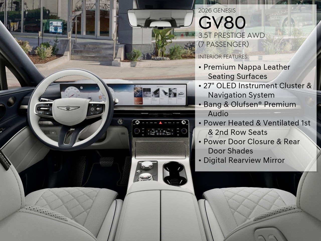 New 2026 Genesis GV80 3.5T Prestige image 18