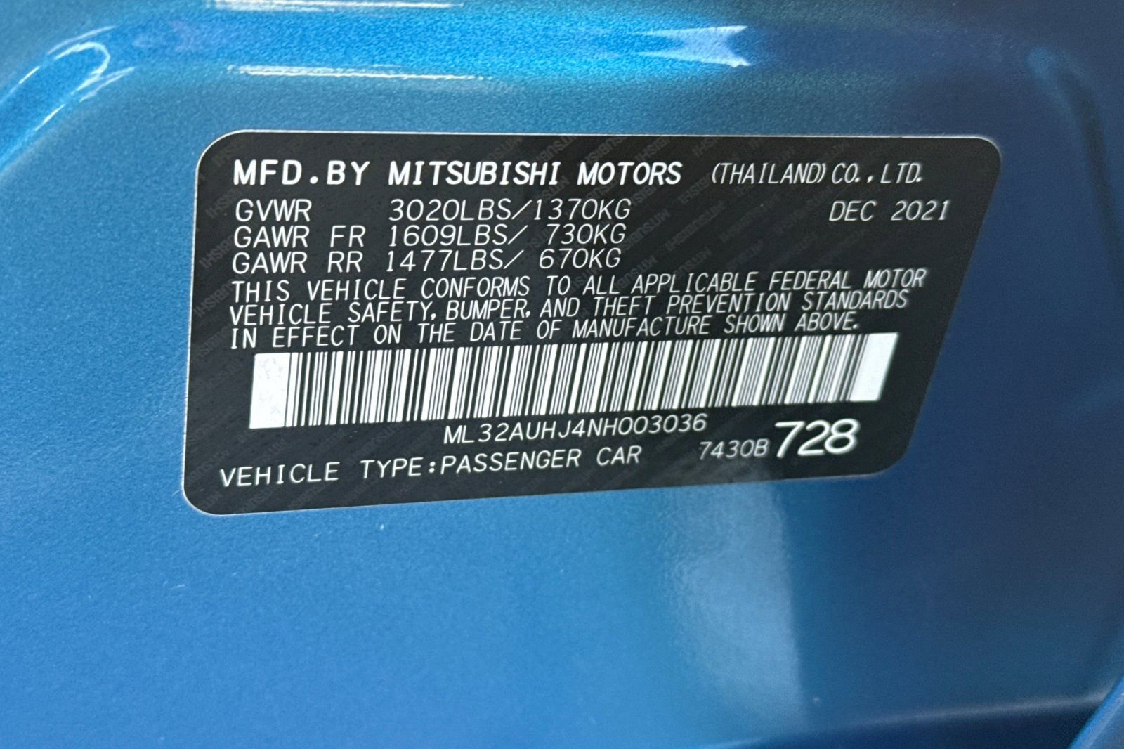 Used 2022 Mitsubishi Mirage ES image 26
