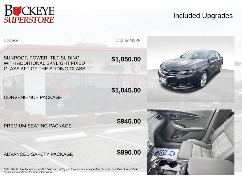 Used 2015 Chevrolet Impala LT w/ Convenience Package FWD image 7