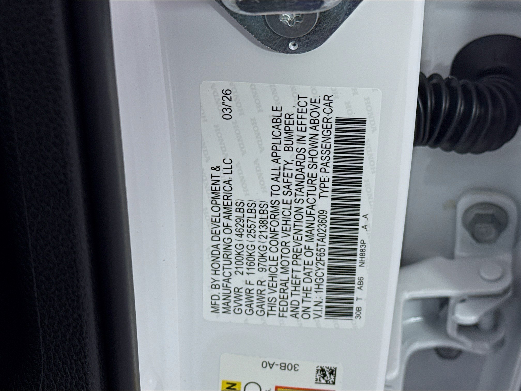 New 2026 Honda Accord EX-L image 32