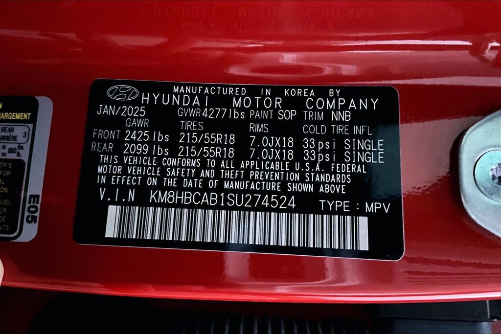 Certified 2025 Hyundai Kona SEL image 33