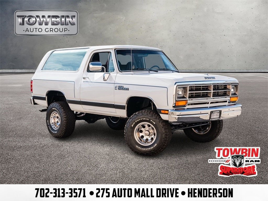 Used 1988 Dodge Ramcharger 4WD