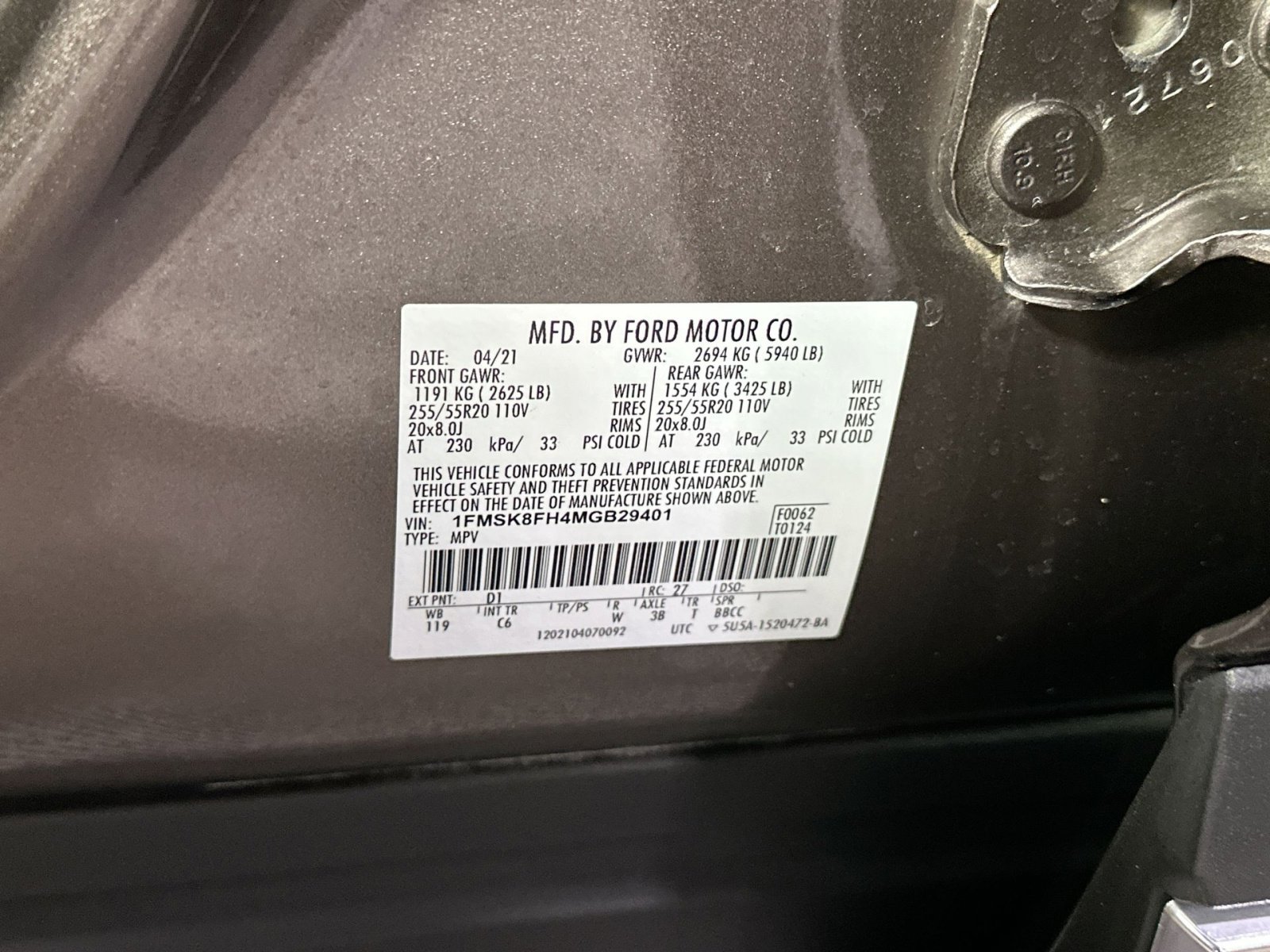 Used 2021 Ford Explorer Limited w/ Equipment Group 301A image 41