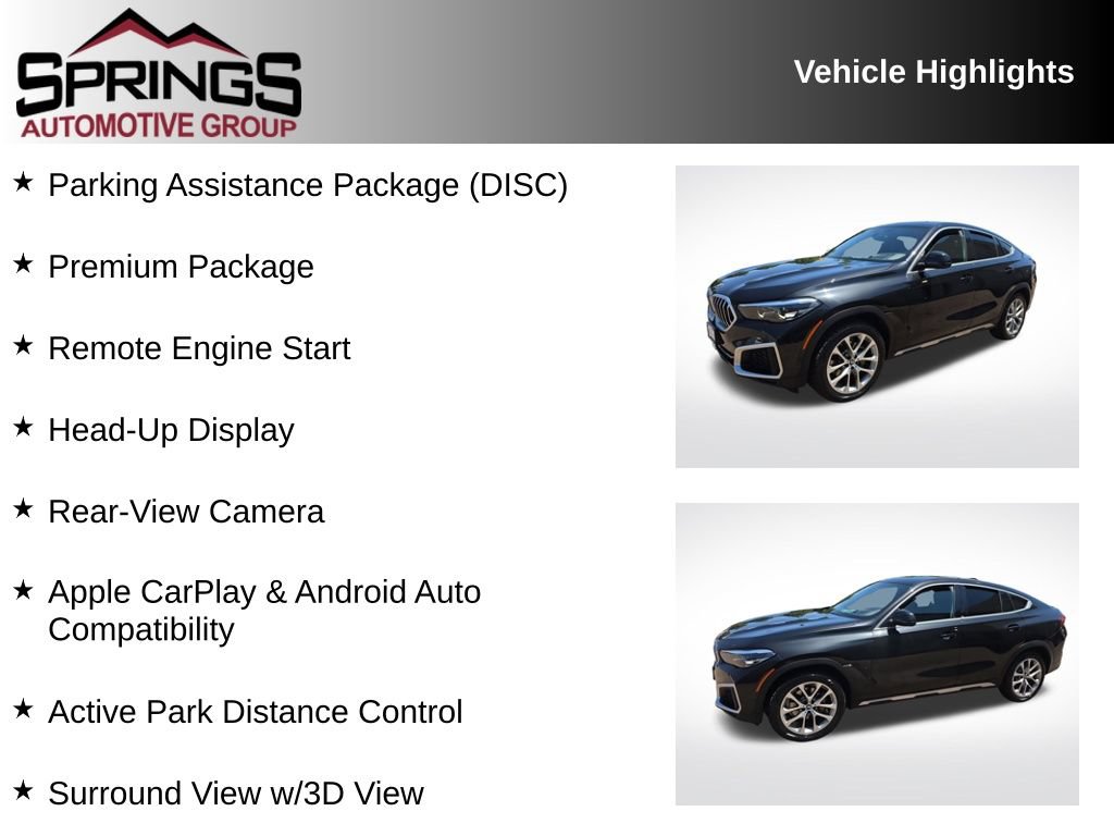 Used 2023 BMW X6 xDrive40i w/ Premium Package AWD/4WD video 2