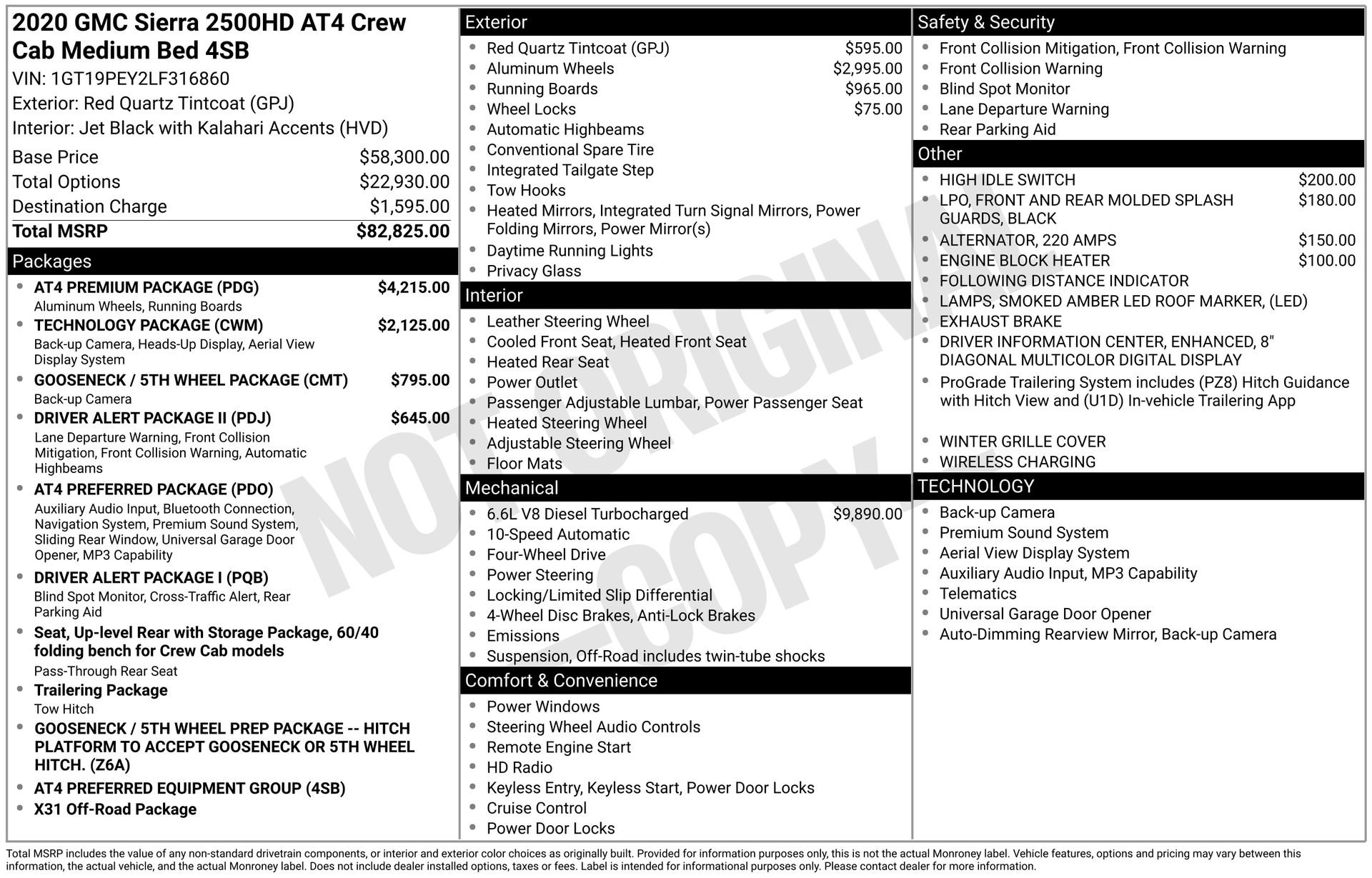 Used 2020 GMC Sierra 2500 AT4 w/ AT4 Premium Package image 3