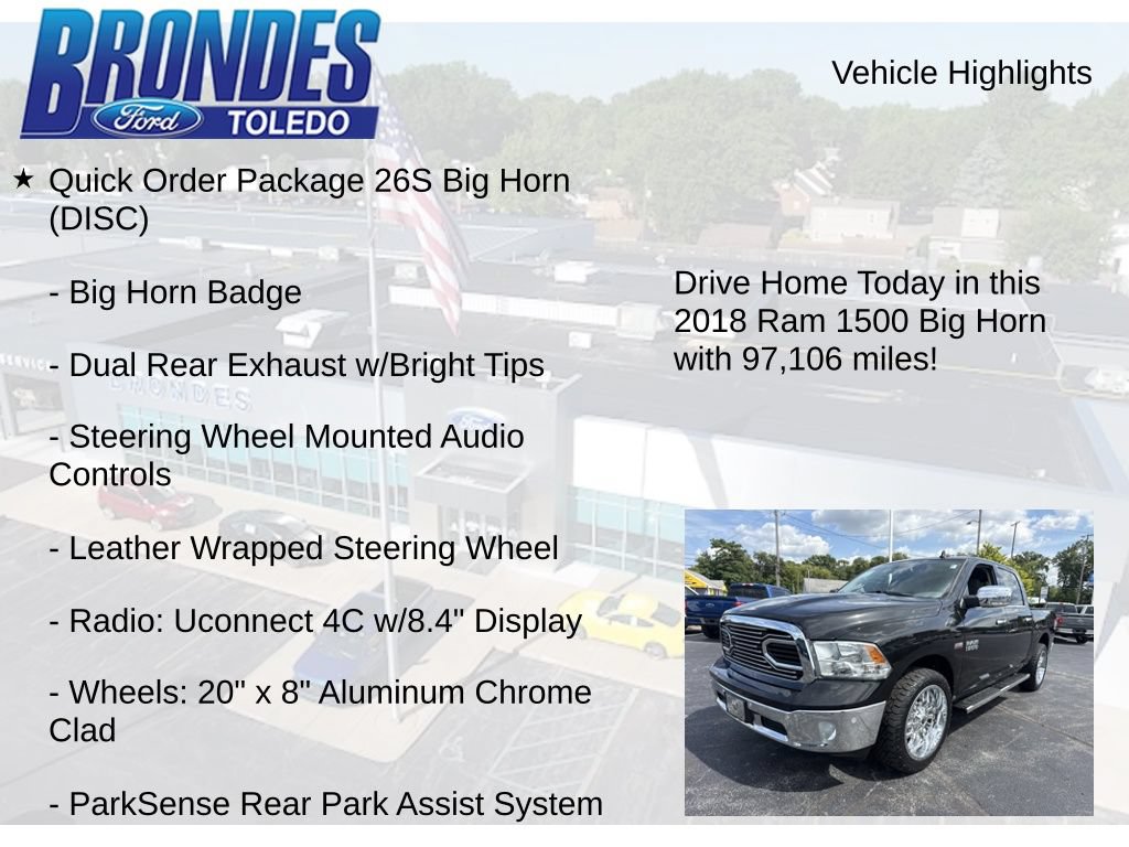 Used 2018 RAM 1500 Big Horn AWD/4WD image 22