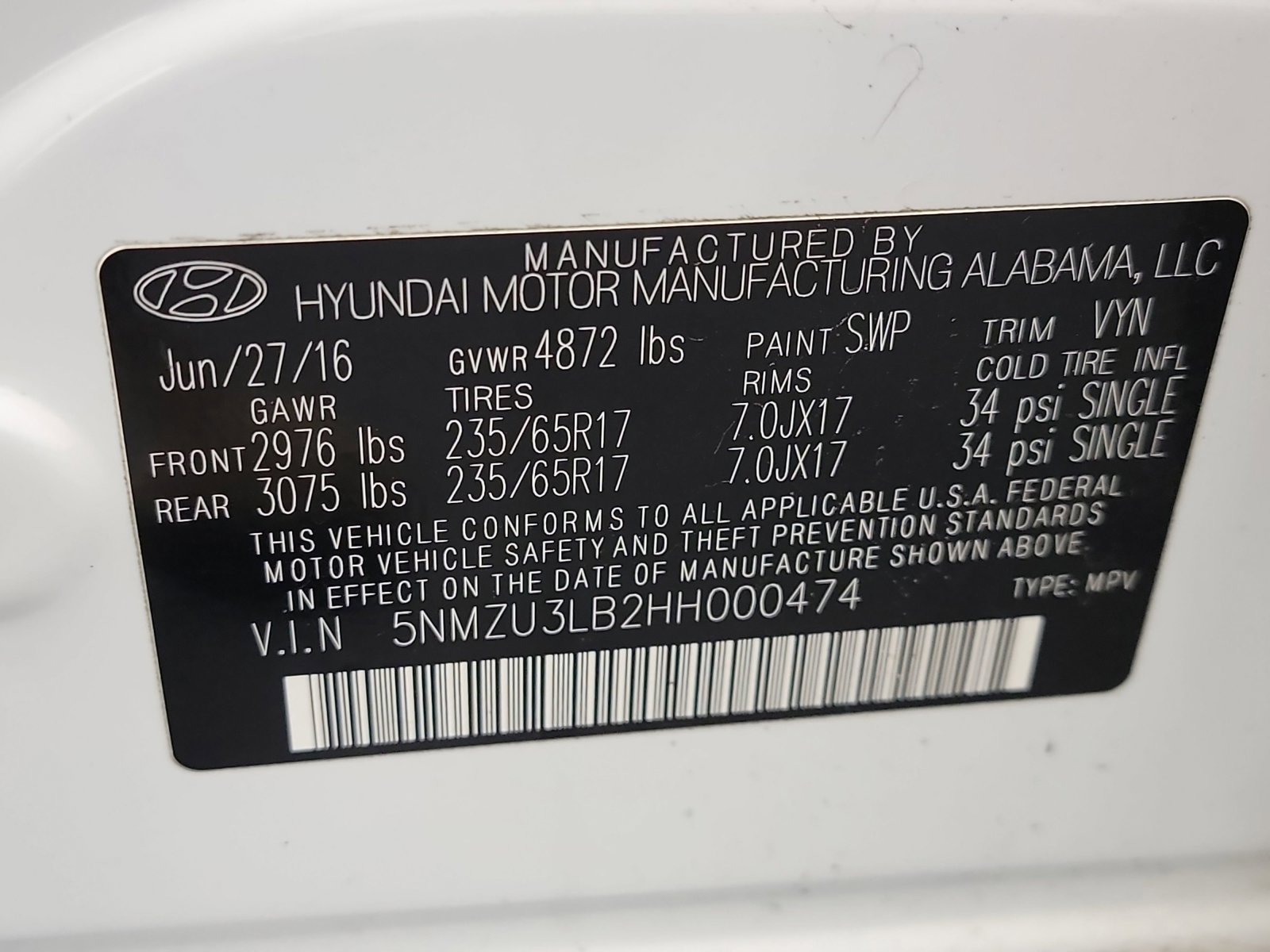 Used 2017 Hyundai Santa Fe Sport image 32