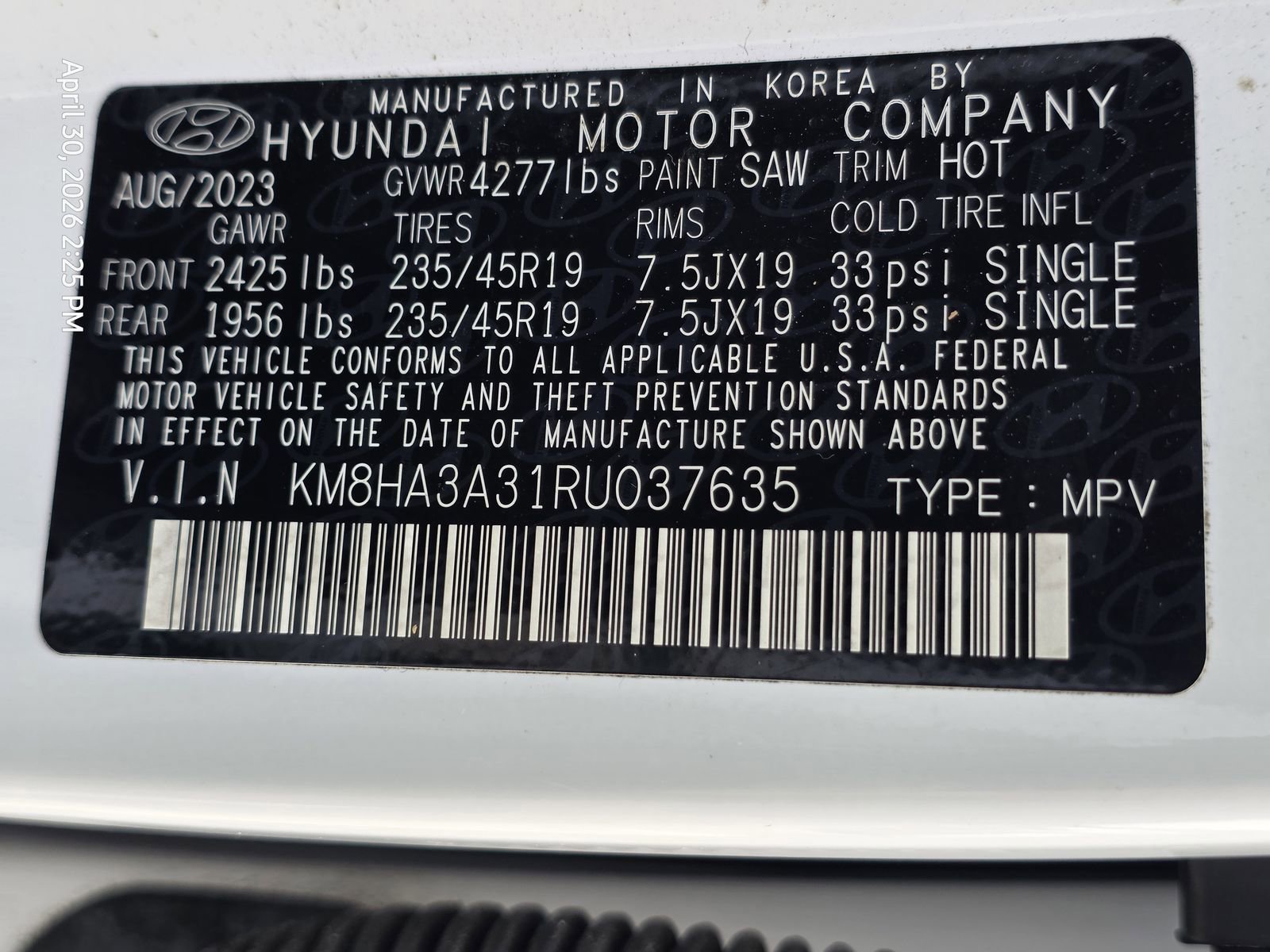 Certified 2024 Hyundai Kona N Line FWD image 34