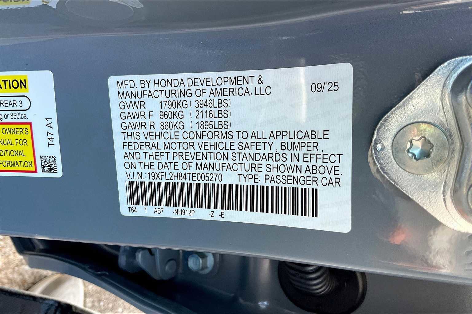 New 2026 Honda Civic Sport image 22