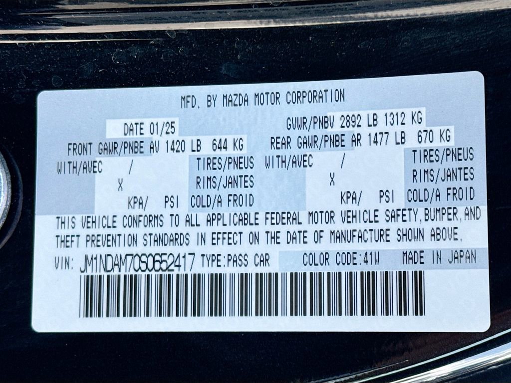 Used 2025 MAZDA MX-5 Miata RF Grand Touring image 29