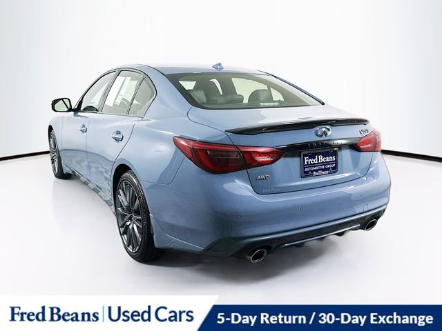Used 2023 INFINITI Q50 Red Sport 400 w/ Carbon Fiber Package AWD/4WD image 5