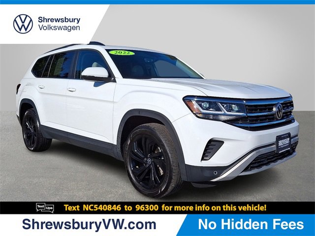Used 2022 Volkswagen Atlas SE w/ Panoramic Sunroof Package