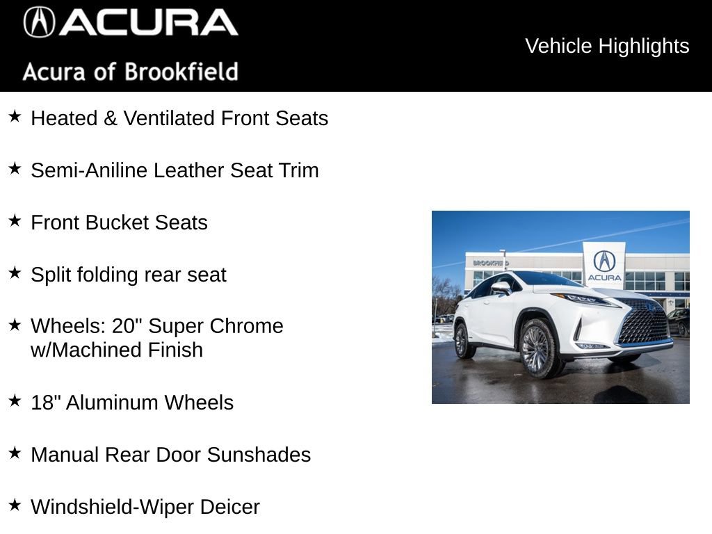 Used 2022 Lexus RX 450h AWD w/ Luxury Package image 24