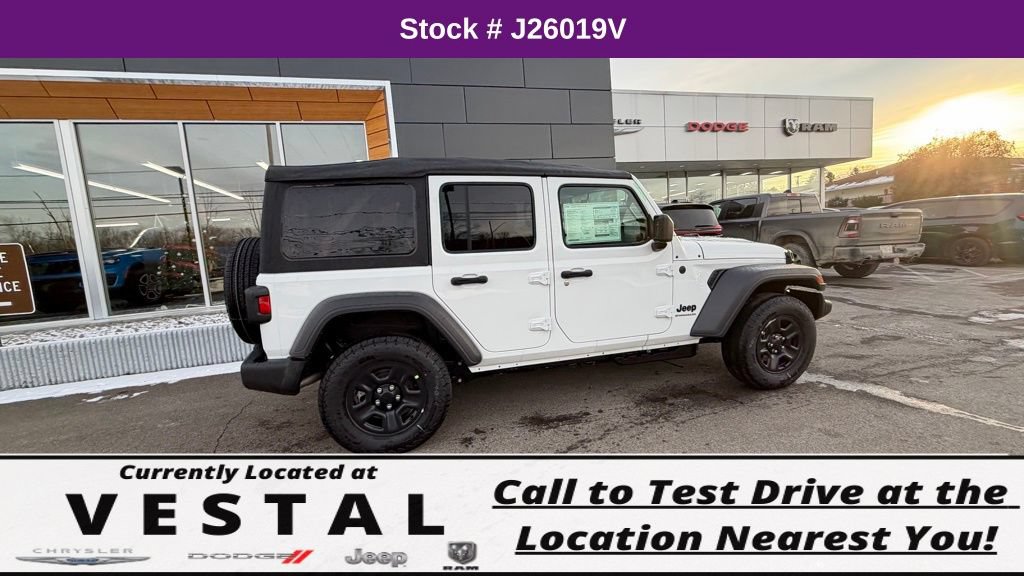 New 2026 Jeep Wrangler Unlimited Sport AWD/4WD image 8
