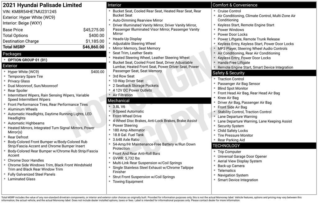 Used 2021 Hyundai Palisade Limited image 15