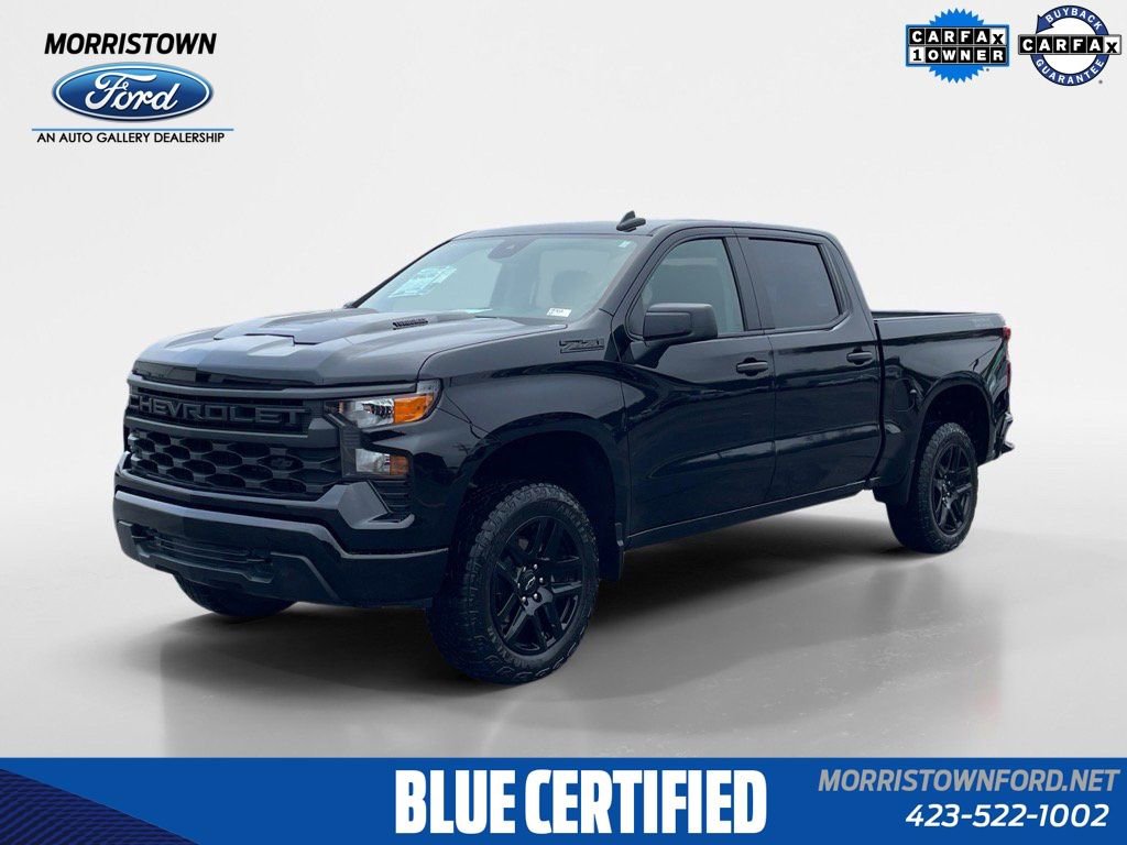 Used 2024 Chevrolet Silverado 1500 Custom Trail Boss w/ Dark Appearance Package image 1