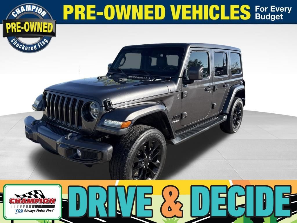 Used 2021 Jeep Wrangler Unlimited Sahara AWD/4WD image 1