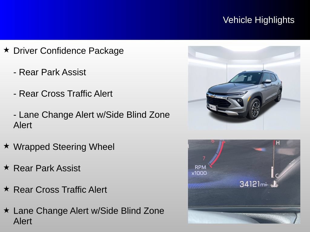 Used 2024 Chevrolet TrailBlazer LT w/ LT Cold Weather Package FWD image 12