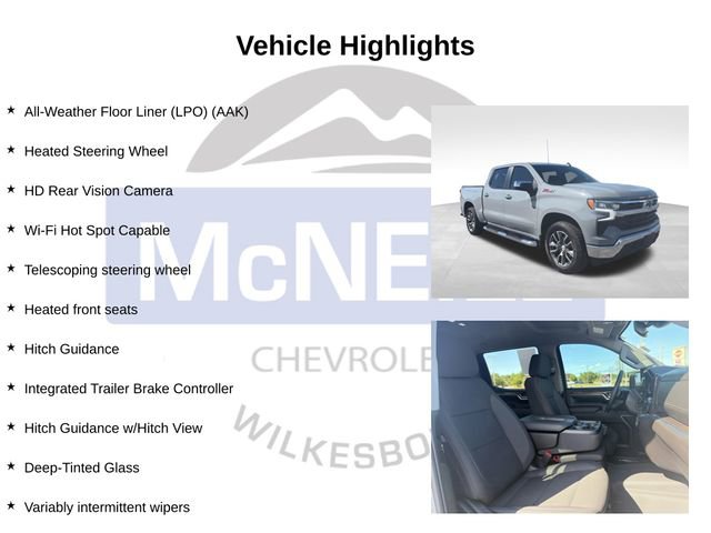 Used 2024 Chevrolet Silverado 1500 LT w/ Z71 Off-Road Package AWD/4WD image 11