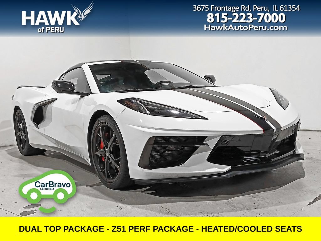 Used 2020 Chevrolet Corvette Stingray Premium Cpe w/ 3LT Preferred Equipment Group RWD image 1