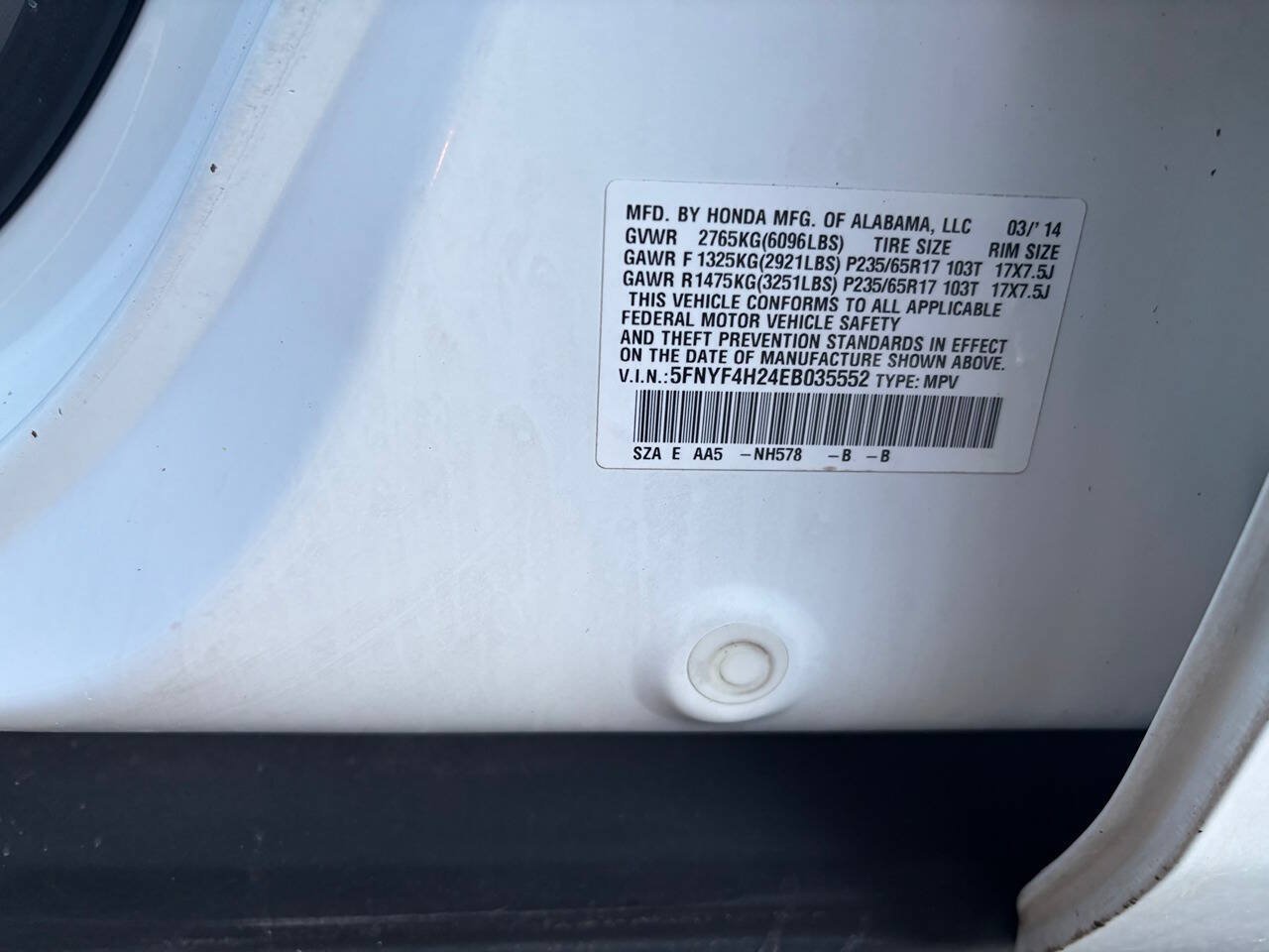 Used 2014 Honda Pilot LX image 11