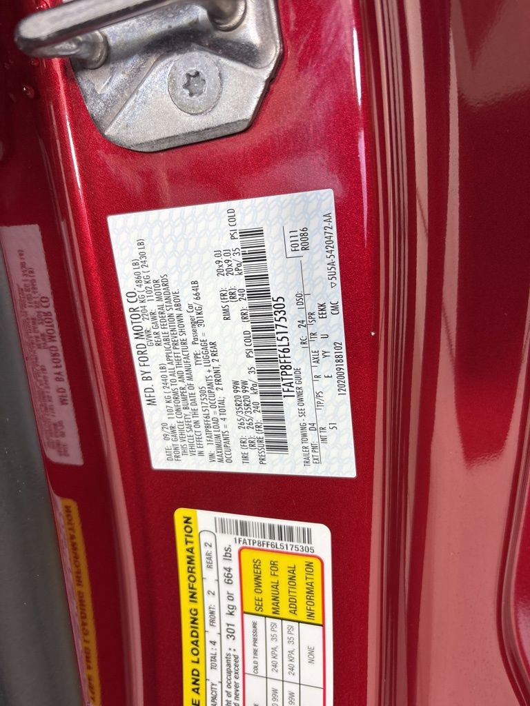 Used 2020 Ford Mustang GT Premium w/ Equipment Group 401A image 10