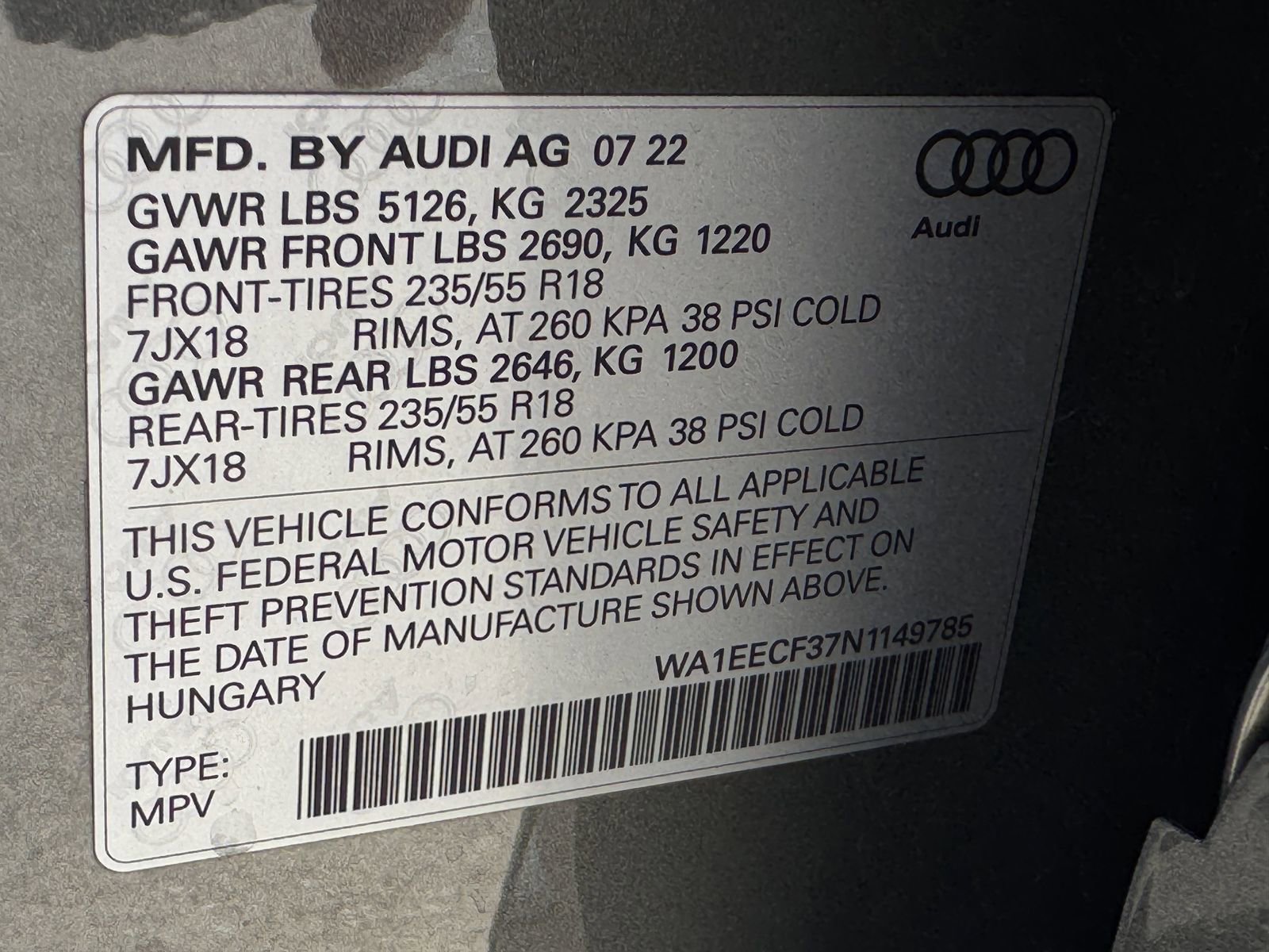 Used 2022 Audi Q3 2.0T Premium Plus w/ Premium Plus Package AWD/4WD image 30
