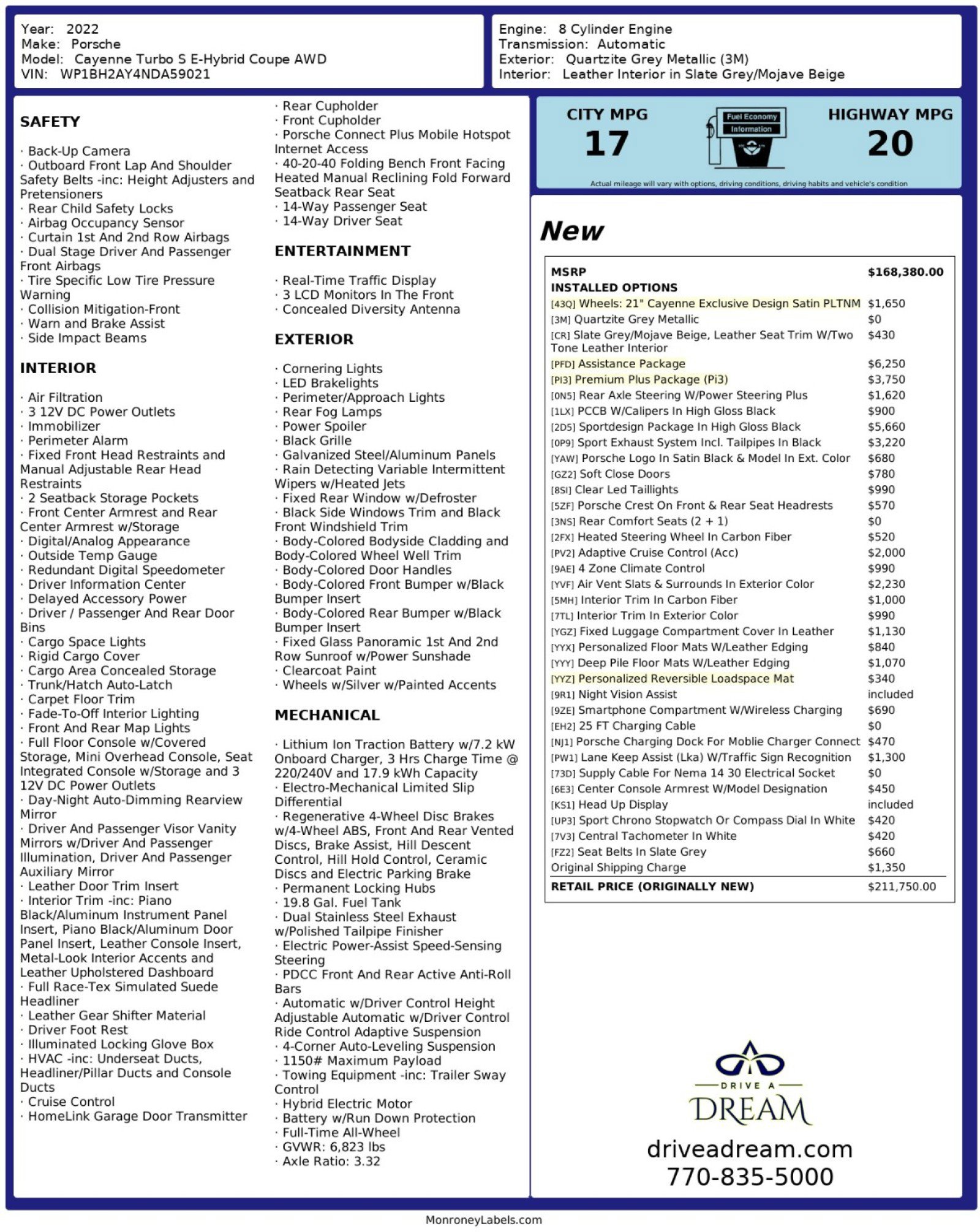 Used 2022 Porsche Cayenne Turbo S image 61