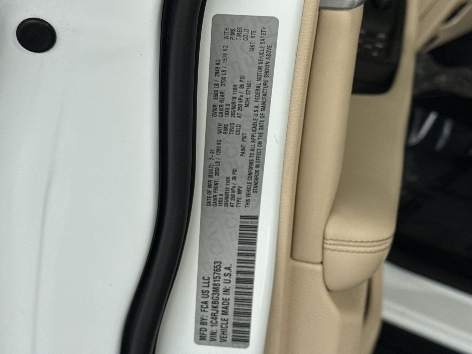 Used 2021 Jeep Grand Cherokee L Limited AWD/4WD image 42
