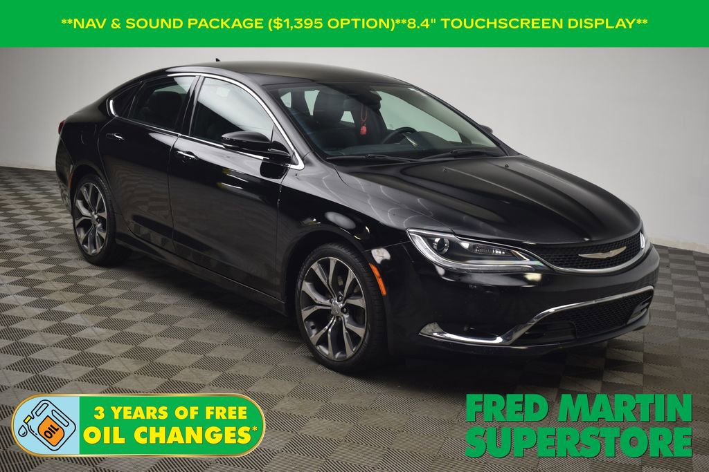 Used 2015 Chrysler 200 C w/ Navigation & Sound Group I