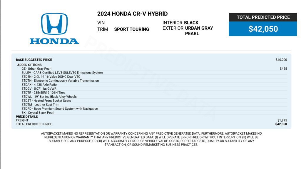 Used 2024 Honda CR-V Sport Touring image 76