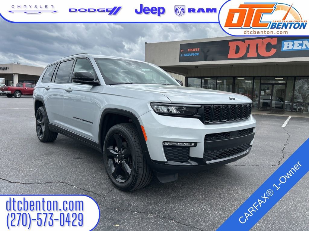 Used 2025 Jeep Grand Cherokee L Limited w/ Black Appearance Package AWD/4WD image 1