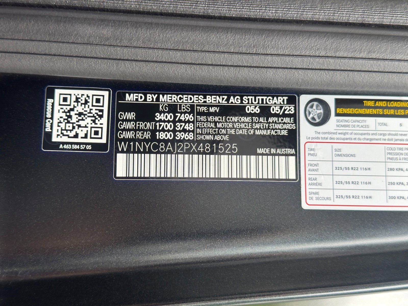 Used 2023 Mercedes-Benz G 63 AMG Squared w/ AMG Night Package Magno image 55
