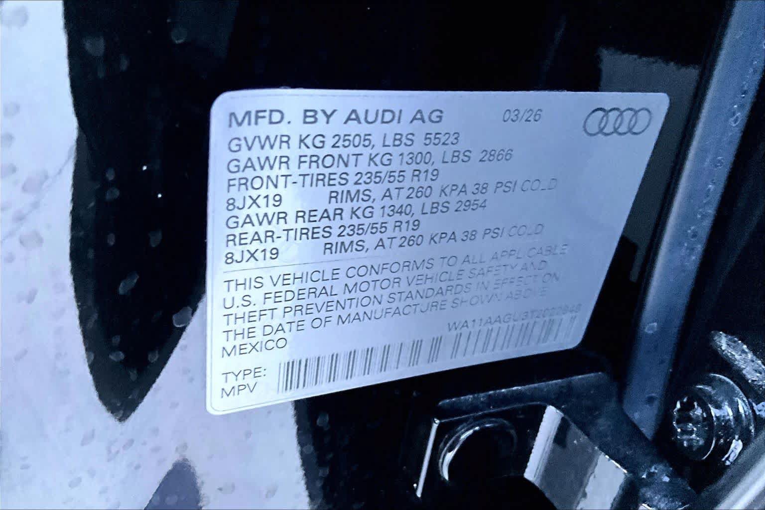 Used 2026 Audi Q5 Premium w/ Convenience Package AWD/4WD image 34