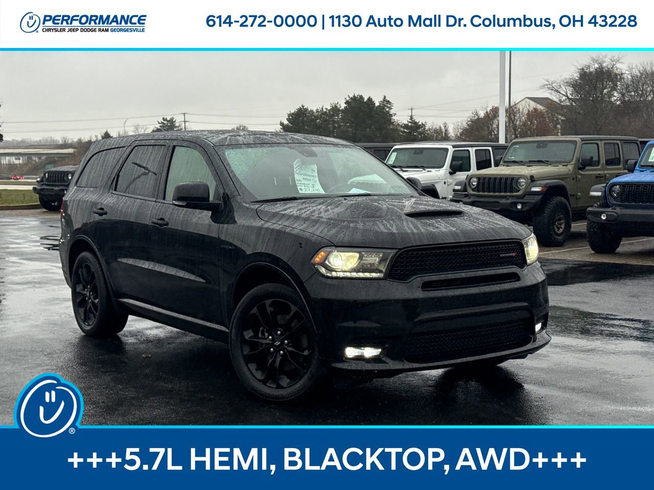 Used 2020 Dodge Durango R/T w/ Blacktop Package