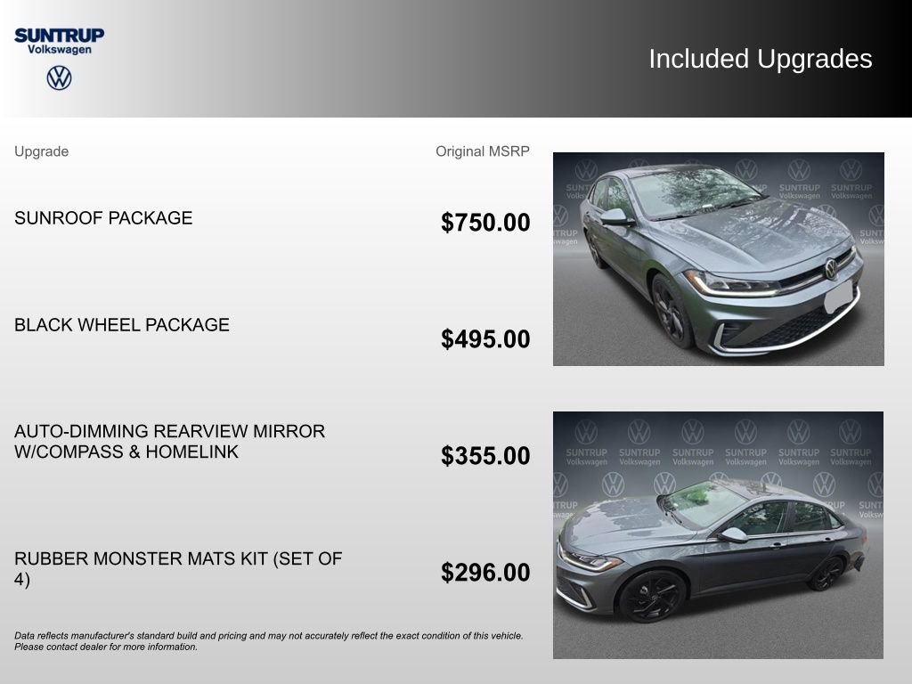 Used 2025 Volkswagen Jetta SE w/ Sunroof Package FWD image 2