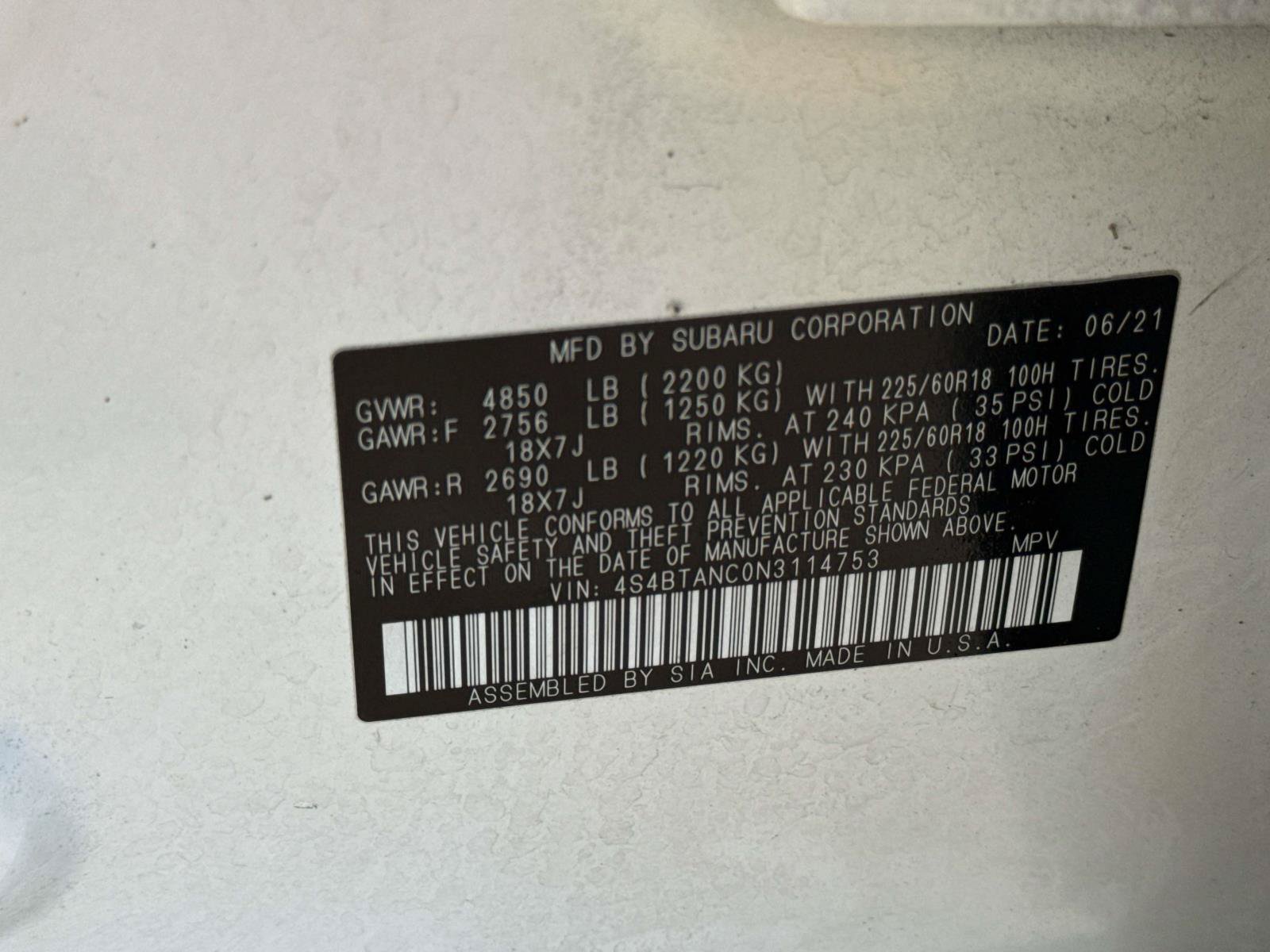 Used 2022 Subaru Outback Limited AWD/4WD image 32