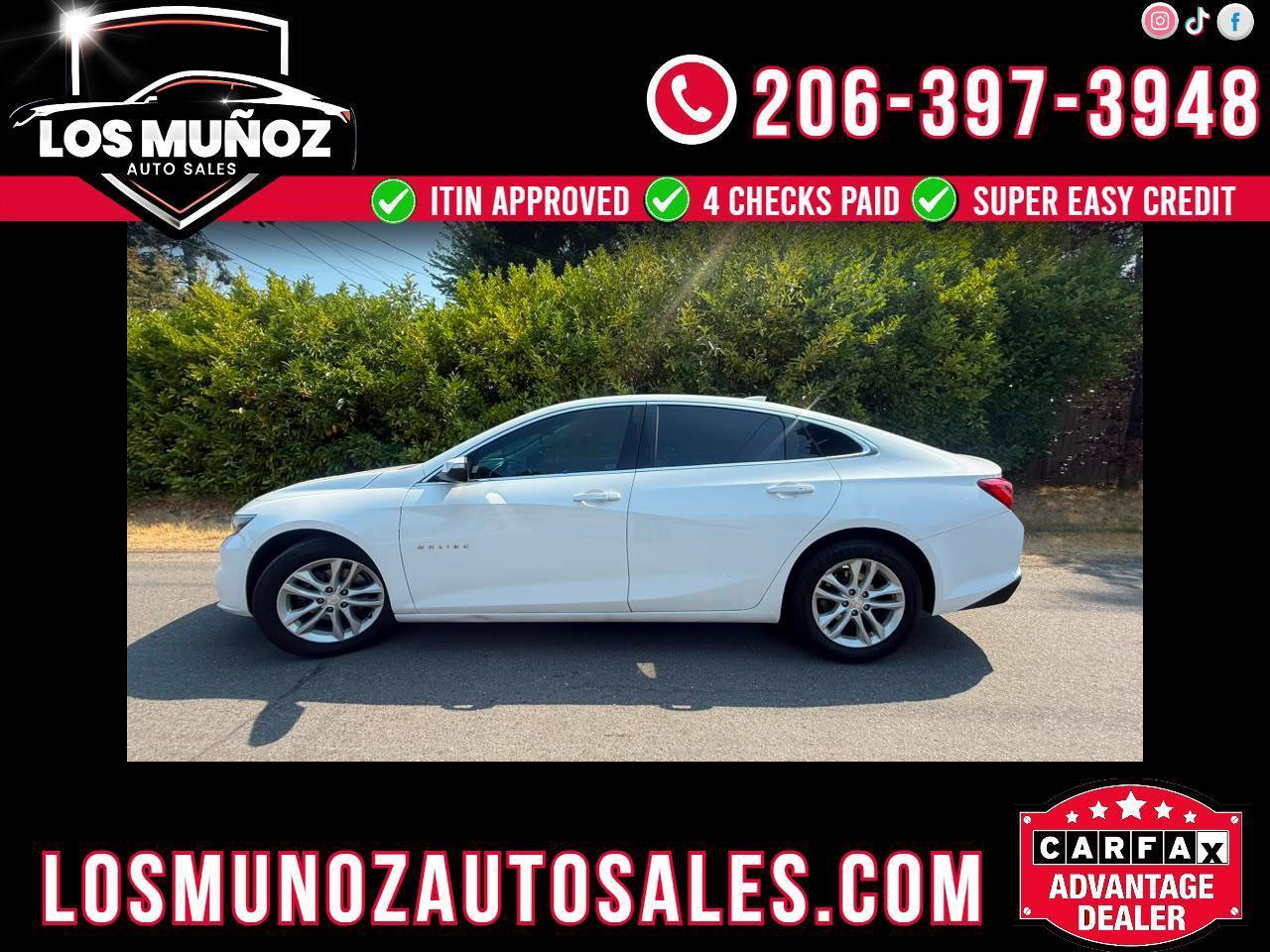 Used 2018 Chevrolet Malibu LT