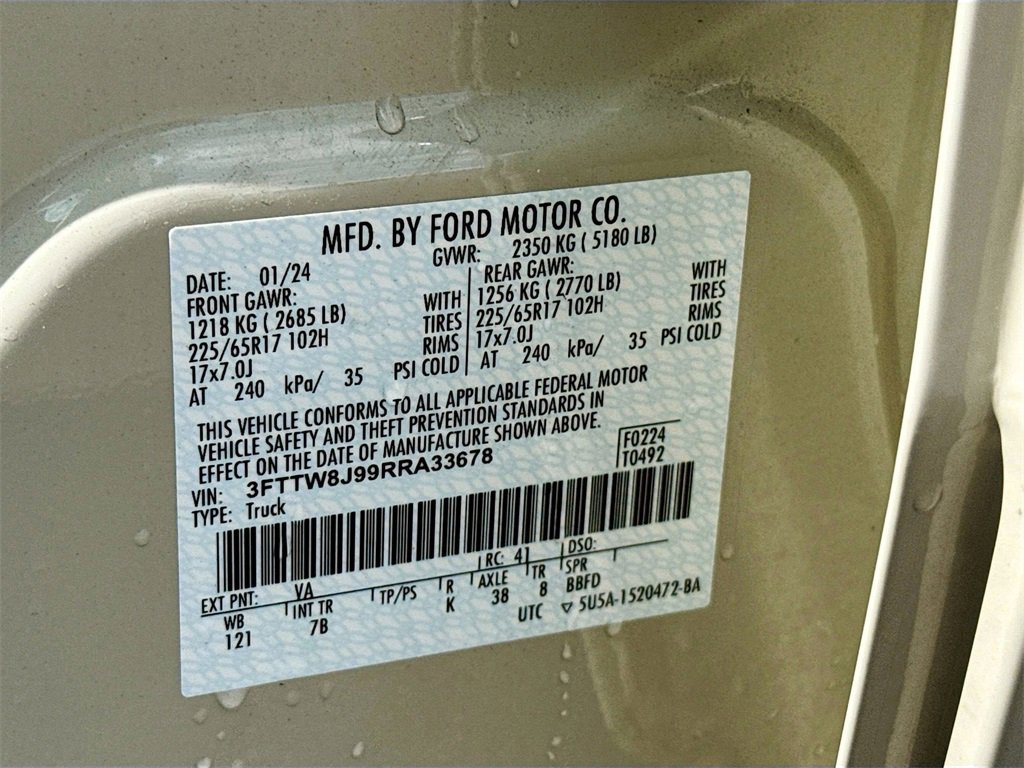 Used 2024 Ford Maverick XLT w/ Equipment Group 300A Standard image 23