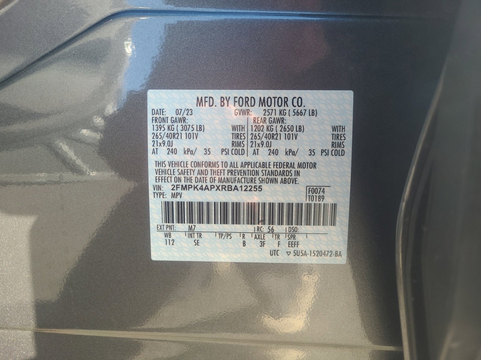 Certified 2024 Ford Edge ST w/ Equipment Group 401A image 25