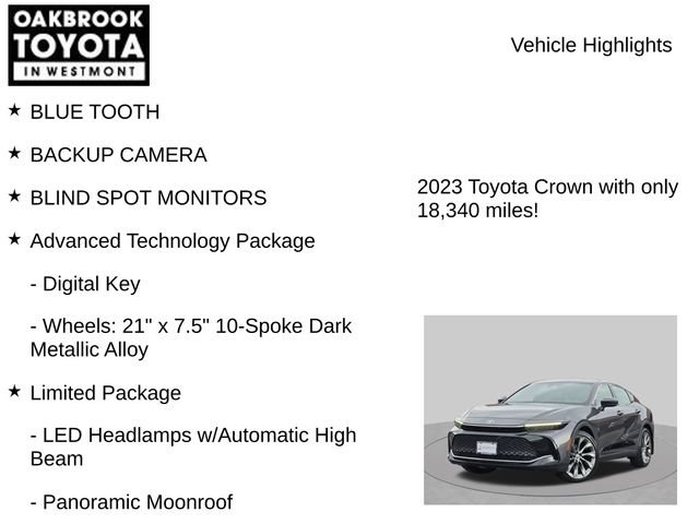 Certified 2023 Toyota Crown w/ Advanced Technology Package AWD/4WD image 6