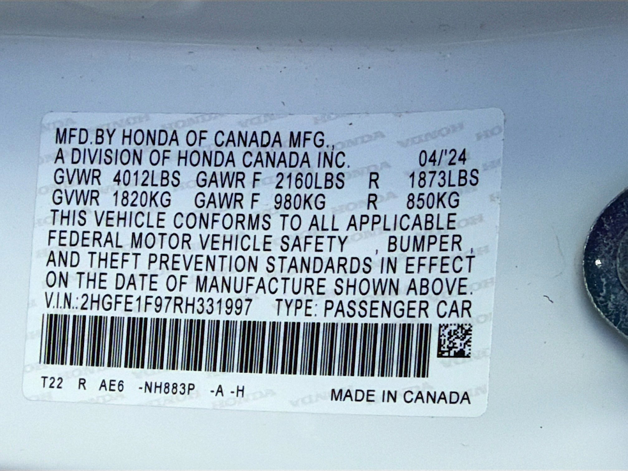 Used 2024 Honda Civic Touring image 43